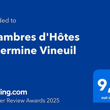 Chambres D'Hotes L'Hermine Vineuil ヴィヌィユ エクステリア 写真